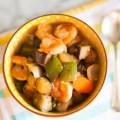 Steamed Shrimp with Bean Curd and Mixed Vegetable Diet
